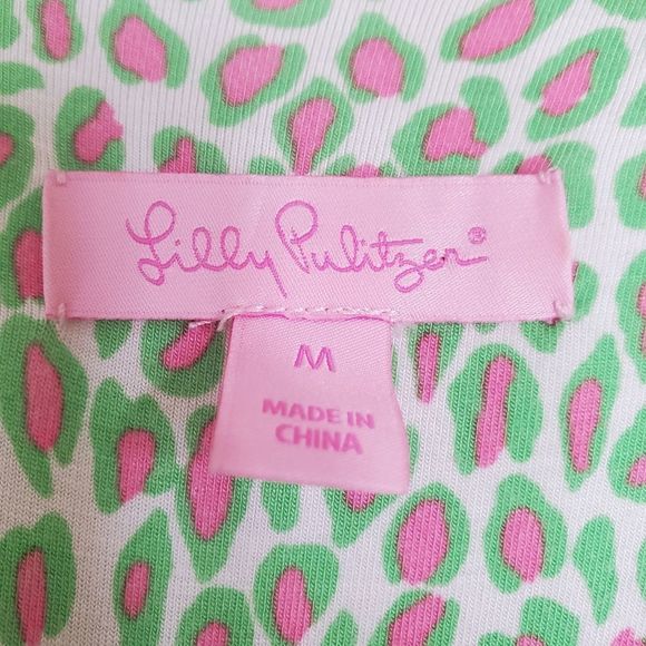 Lilly Pulitzer Women’s Wrap Dress Fit Flare Stretch Size Medium - Picture 7 of 9